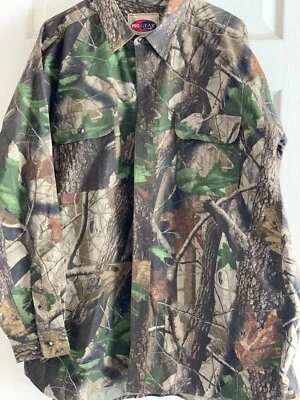 Wranglers Pro Gear Shirt Men’s 2X Realtree Hardwoods 100% Cotton long sleeve - Image 1 of 4