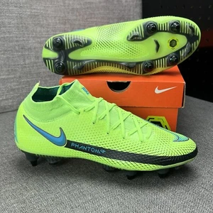 Nike Phantom GT Elite DF SG-PRO AC Flyknit Lime Glow CW6591 304 Men’s Size 8 - Picture 1 of 11
