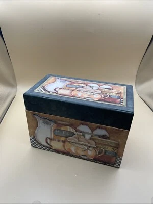 Caja de recetas Legacy Publishing Diane Knott y 90 tarjetas en blanco 4x6 con divisores cocina Foto 1 de 4