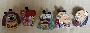 Disney Trading Pin 2007 Hidden Mickey The Muppets Pins Set Of 5 - Picture 1 of 1