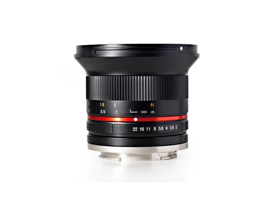 Rokinon 12mm F2.0 High Speedwide Angle Lens for Sony - Black