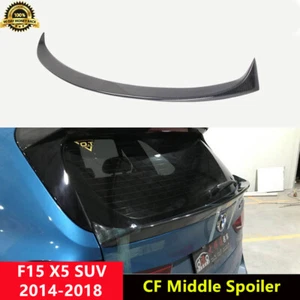 X5 Spoiler Medio Posteriore Ali in Fibra di Carbonio per BMW F15 X5 F85 X5M 2014-2018 - Foto 1 di 12