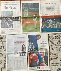 Boston Sunday Globe 31 ottobre 2004 "Grazie" Saluto ai Red Sox A,C&D - Foto 1 di 16
