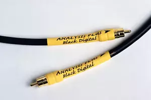 Analysis Plus Black Digital RCA to RCA Digital Coaxial Cable 1.5 meter - Picture 1 of 1