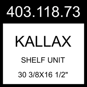 IKEA KALLAX Regal schwarzbraun 30 3/8x16 1/2" 403.118.73 - Bild 1 von 1