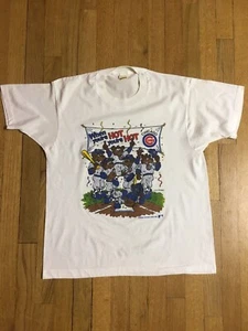 Vintage 80er Chicago Cubs Zimmer T-Shirt Herren L Wrigley Screen Stars dünn weich 50/50 - Bild 1 von 9