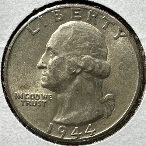 1944 25C Washington Quarter, SILVER (74359) Cover