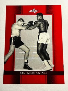 2010 Leaf Metal Red Prismatic Muhammad Ali MISSING #/10 PLASTIC PROOF #82 - Picture 1 of 2