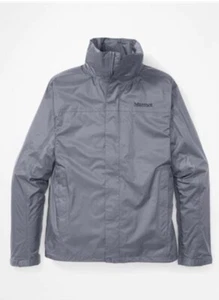 Marmot PreCip Eco Full-Zip Hooded Jacket Gargoyle Gray Men`s Size XL 41200-1268 - Picture 1 of 1