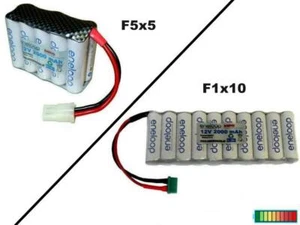 Wedico Scaleart Akkupack, Eneloop AA 12V2000 mAh / mehrere Optionen... - Picture 1 of 4