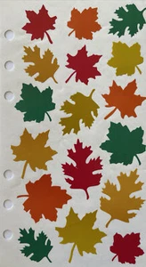FALL LEAVES Binder Sticker(17pc) Sticko•Tree•Autumn•Thanksgiving•Winter •Outdoor - Picture 1 of 11