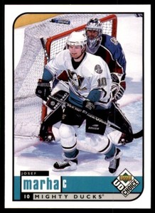 Josef Marha 1998-99 UD Choice #3 Anaheim Mighty Ducks