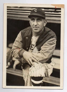 1928-33 Type 1 Photo, 5x7, ROGER PECKINPAUGH, Auto, Indians Mgr, Norman Paulson - Picture 1 of 3