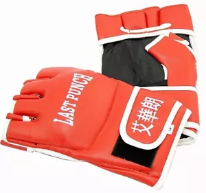 Last Punch Red Grappling MMA Training Gloves UFC Style Gloves - Picture 1 of 1