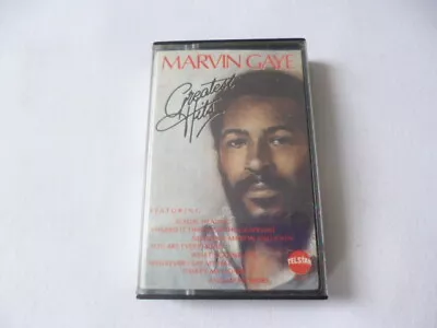 MARVIN GAYE ~ GREATEST HITS ~ '83 UK 'BEST OF' SOUL CASSETTE TAPE ~ PAPER LABELS - Image 1 of 4