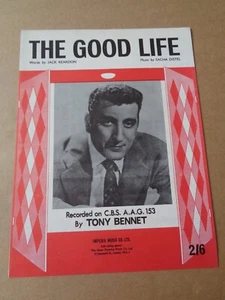 Tony Bennett - The Good Life sheet music - Picture 1 of 1