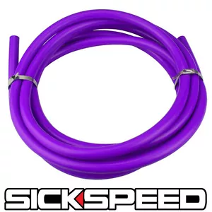 3 METERS PURPLE SILICONE HOSE FOR HIGH TEMP VACUUM ENGINE BAY DRESS UP 8MM AIR E - Picture 1 of 1