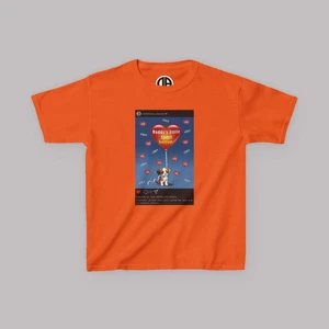 "Daddy's Little Hellion" Cute Puppy Dog Design Post, Unisex Kid's Short-Sleeve H - Picture 1 of 98