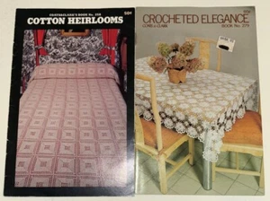 Lot Of 2 Crochet Magazines Vintage Coats And Clark - 15 Patterns - Bild 1 von 1