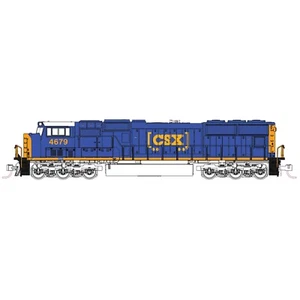 KATO N GAUGE #176-7616 EMD SD70M Flat Radiator CSX #4697~NEW in BOX - Picture 1 of 1