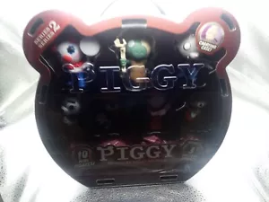 Roblox Piggy Mega Pack Series 2 with 10 Mini Figures Carry Case 3 Mystery Figure - Picture 1 of 9
