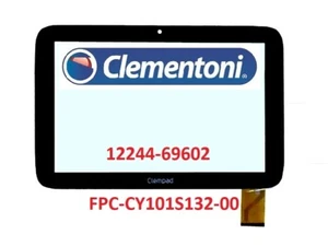 VETRO TOUCH SCREEN CLEMENTONI CLEMPAD PRO 6.0 12244 69602 FPC-CY1S132-00 NERO - Foto 1 di 1