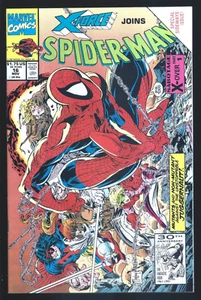Marvel Spider-Man # 16-Sabotage X-Over Part 1 (Nov, 1991)- Todd McFarlane Cover - Picture 1 of 2