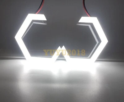 cotton white hexagon halo for Subaru Impreza WRX STI Legacy Outback LED lamp DRL - Imagem 1 de 4