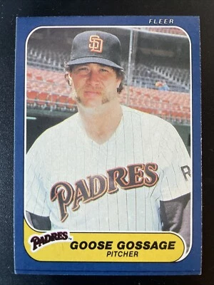 1986 Fleer - #322 Rich Gossage - Image 1 of 2