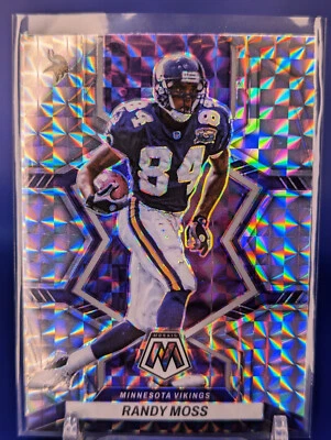 Randy Moss 2022 Panini Mosaic Mosaic Prizm #132 Vikings HOFer - Image 1 of 2