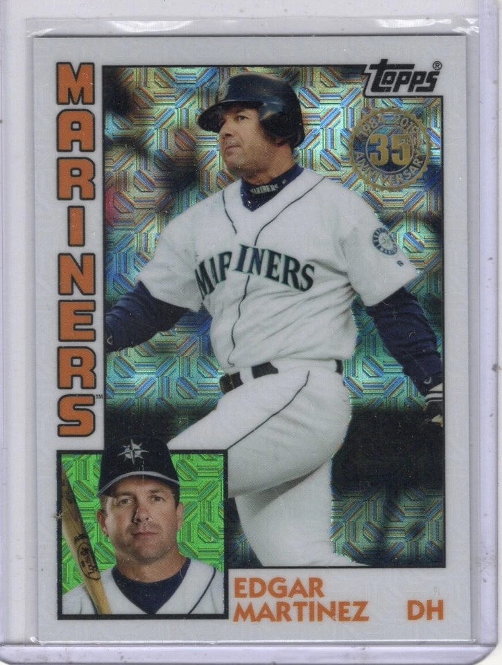 2019 Topps Silver Pack 1984 #T84U-37 Edgar Martinez Seattle Mariners - Image 1 of 1