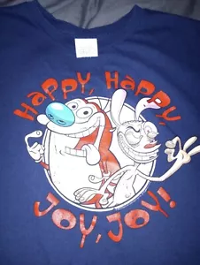 Ren & Stimpy Medium T Shirt - Nickelodeon - Nicktoons - 1990s Vintage - Rare - Picture 1 of 3