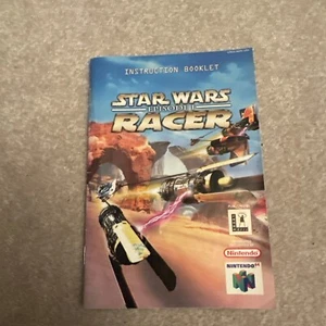 Star Wars Episode 1 Rennfahrerhandbuch N64 - Bild 1 von 3