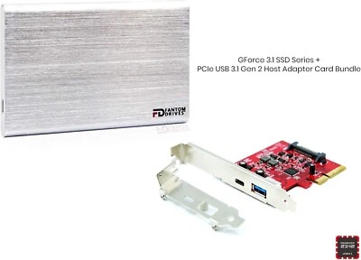 CSD1000S-M-HA SSD Fantom Drives Micronet Technology External 31 Gen 2 - Image 1 of 4