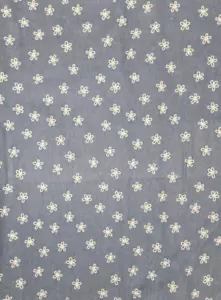 Pop Scribble Franela Floral Azul Por Yarda NUEVO - Imagen 1 de 3