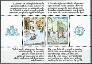 1989 SAN MARINO FOGLIETTO EUROPA MNH ** - ED - Picture 1 of 1