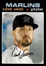 Caleb Smith 2020 Topps Heritage #114 Miami Marlins
