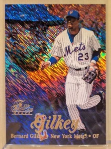 1998 Flair Showcase ROW 1 #111 Bernard Gilkey Mets RARE SHIMMER PARALLEL - Picture 1 of 2