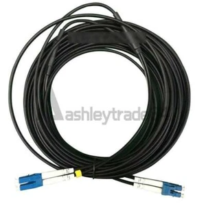 40M LC UPC Zu Duplex Einzel Modus Schwarz Armored PVC Glasfaser Patch Kabel - Afbeelding 1 van 4