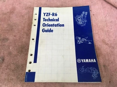 2006 Yamaha YZF-R6 Подлинное Руководство по Технической Ориентации Винтаж Ahrma MX Calvmx - Изображение 1 из 4