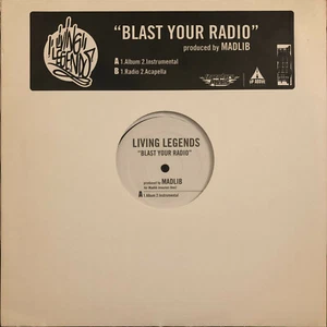 LIVING LEGENDS - BLAST YOUR RADIO (12") 2004!! RARE!! GROUCH + MURS + MADLIB - Picture 1 of 1