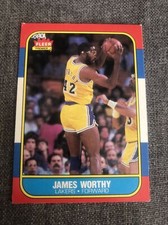 1986-87 Fleer James Worthy #131 | RC Rookie Card