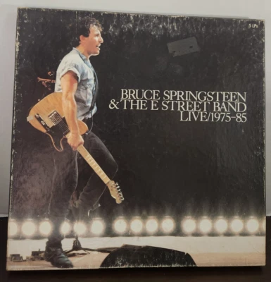Bruce Springsteen Live 1975-85 1986 33 RPM 12" Classic Rock 5 Vinyl Box Set - Image 1 of 4