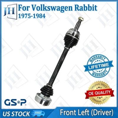 Eje CV conductor delantero izquierdo original para camioneta Volkswagen Rabbit Jetta 1975-1984 Foto 1 de 4