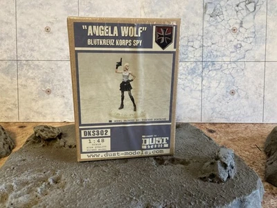 DUST TACTICS 1947 AXIS "ANGELA WOLF" BLUTKREUZ KORPS SPY SEALED (PRIMED) DKS302 - Image 1 of 2