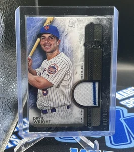 2016 Topps Tier One Baseball David Wright SP #/ 199 Game Used Relic Card #TIR-DW - Picture 1 of 3