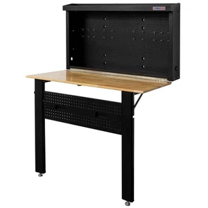 Banco lavoro da parete richiudibile con pannello x chiavi Holzmann wb120fold - Picture 1 of 4