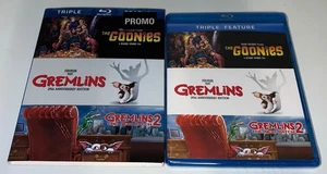 Triple Feature: The Goonies, Gremlins, Gremlins 2 (Blu Ray) New With Slipcover - Imagen 1 de 2