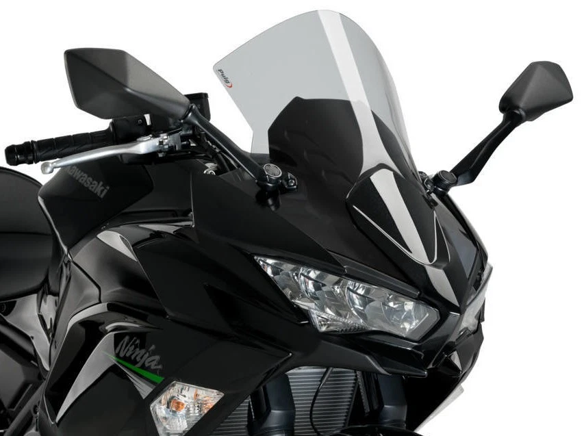 R-Racer Windscreen - Smoke Puig 3880H For 20-21 Kawasaki Ninja 650 - Image 1 of 2