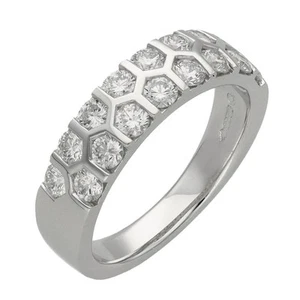 Ladies Platinum 1.00ct Diamond Set Eternity Ring - G/H - Picture 1 of 8